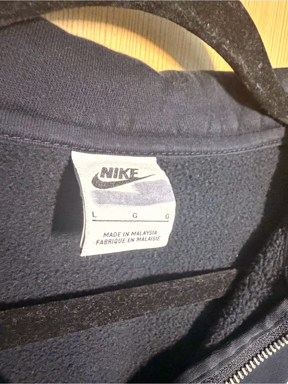 Nike Women’s Black Oversized Quarter-Zip - Picture 2 of 4